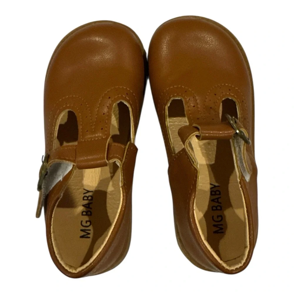 Elegant Tan‎ Kids Dress Shoes NWOT